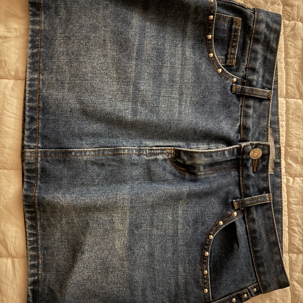 Cali 1850 Classic Blue Denim Skirt